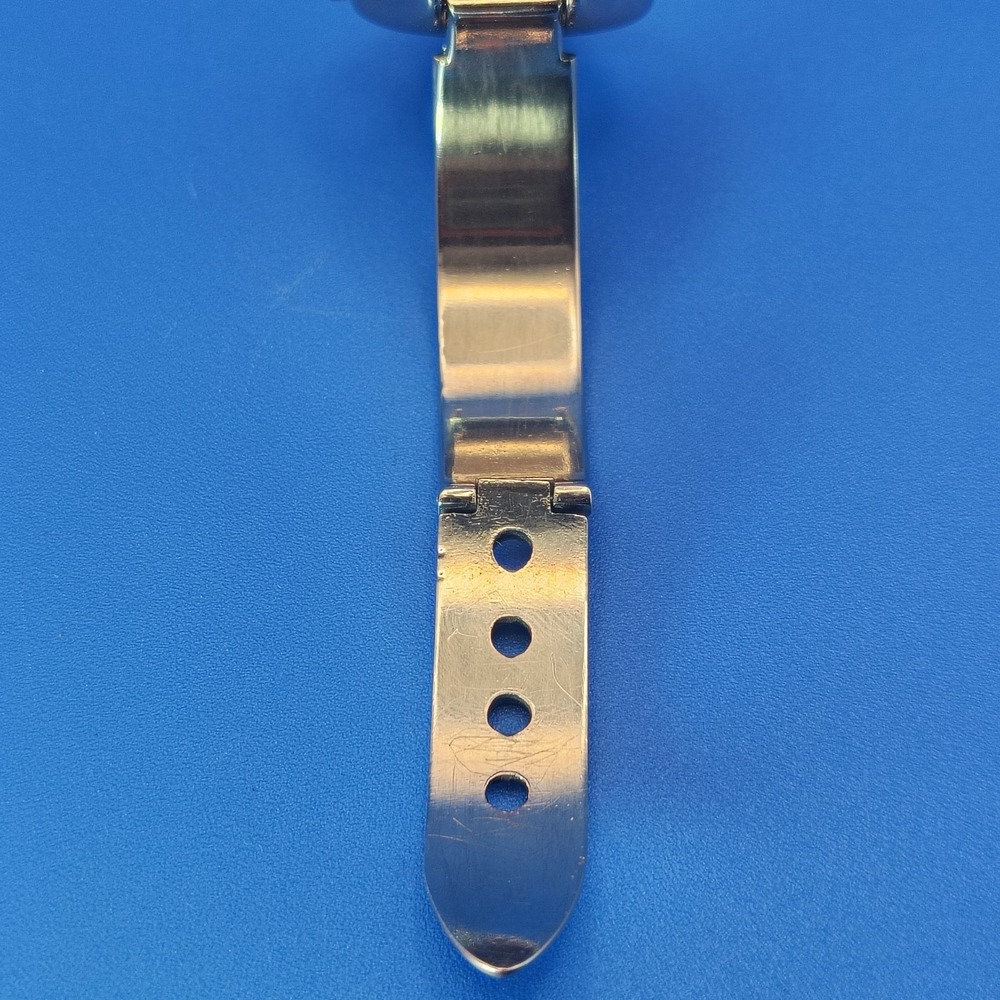 Vintage 1990 GUCCI Bangel Swiss Made Women's Quartz Luxury Watch SS Strap Resto - Picture 13 of 13